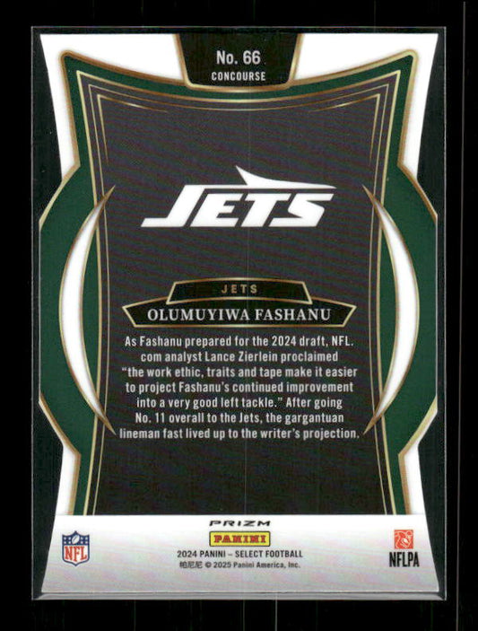 Olumuyiwa Fashanu - 2024 Select Football - Silver Die Cut - Rookie