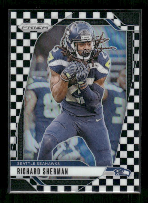 Richard Sherman - 2024 Panini Prizm - Black & White Checker