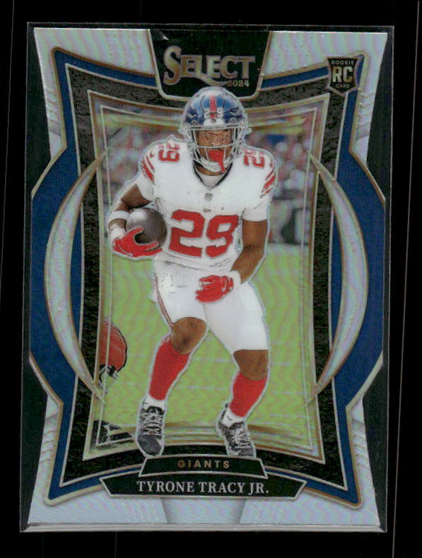 Tyrone Tracy Jr. - 2024 Select Football - Silver Die Cut - Rookie
