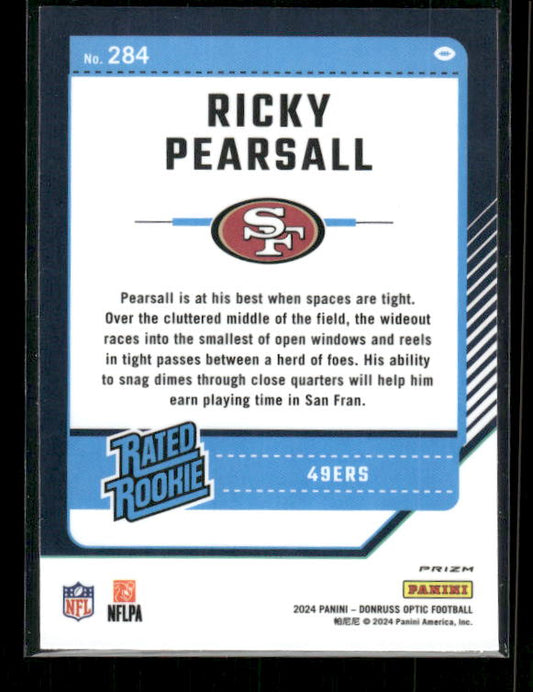 Ricky Pearsall - 2024 Donruss Optic - Purple Shock - Rated Rookie