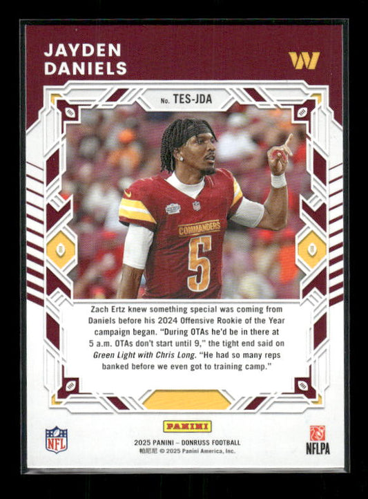 Jayden Daniels - 2025 Donruss Football - Elite Series