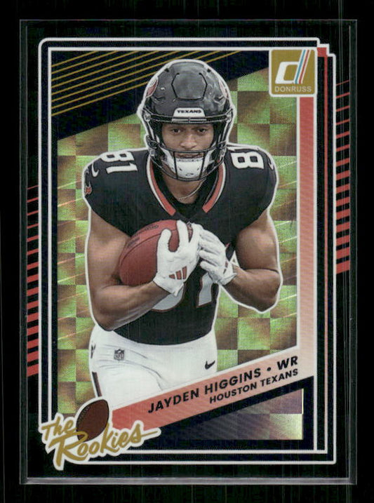 Jayden Higgins - 2025 Donruss Football - The Rookies