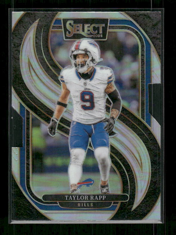 Taylor Rapp - 2024 Select Football - Premier Silver Die Cut
