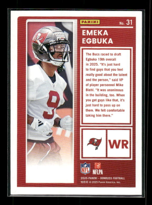 Emeka Egbuka - 2025 Donruss Football - The Rookies