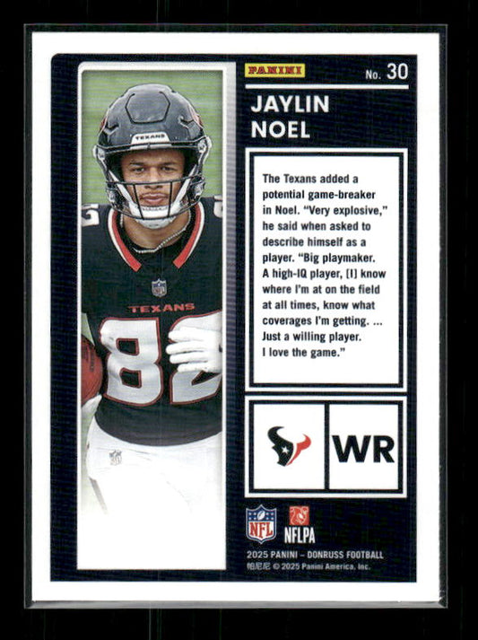 Jaylin Noel - 2025 Donruss Football - The Rookies