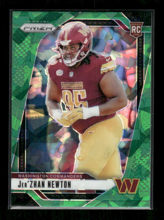 Jer'Zhan Newton - 2024 Panini Prizm - Green Ice - Rookie