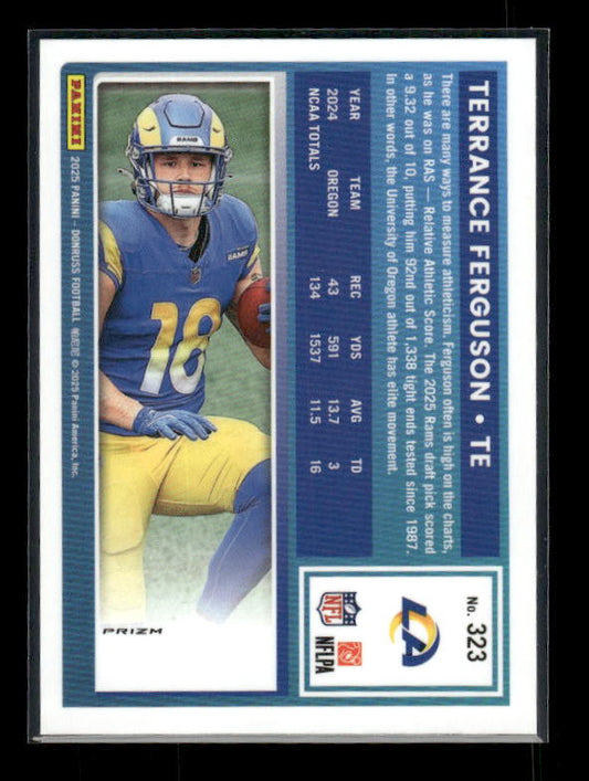 Terrance Ferguson - 2025 Donruss Football - Optic Preview Red Pandora - Rated Rookie