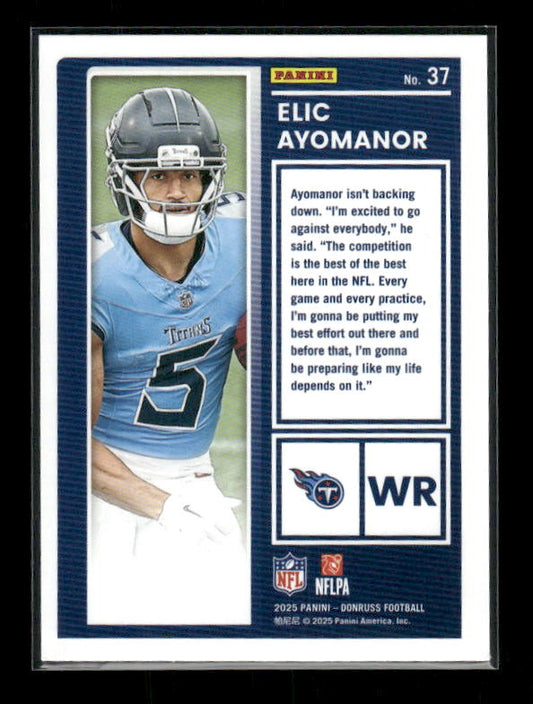 Elic Ayomanor - 2025 Donruss Football - The Rookies