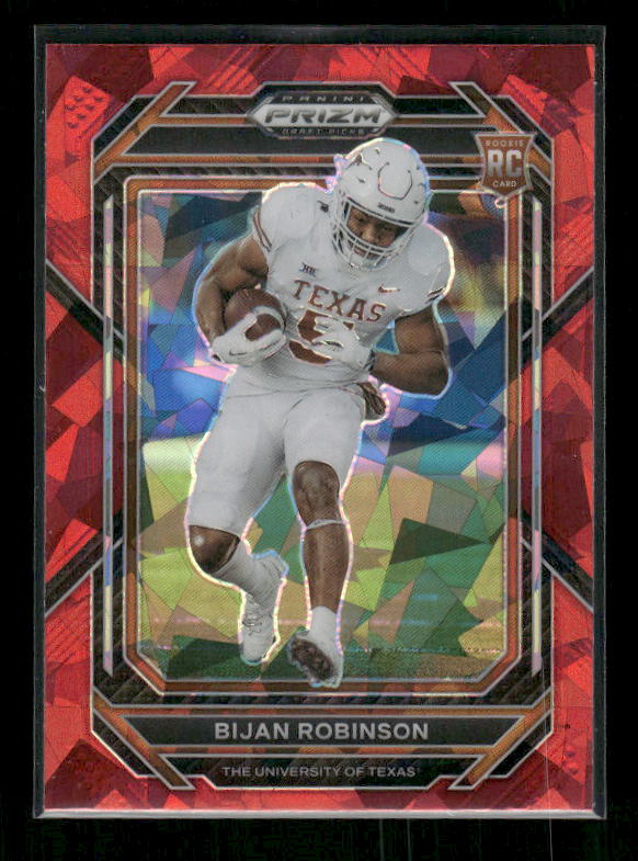 Bijan Robinson - 2024 Panini Prizm Draft Pick - Red Ice - Rookie
