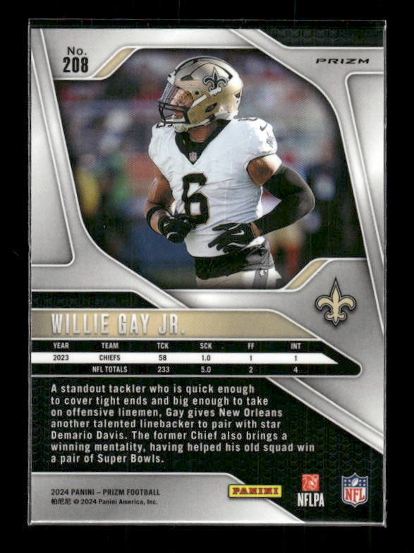 Willie Gay Jr. - 2024 Panini Prizm - Green Wave