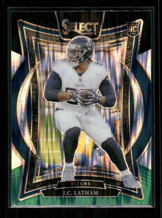 J.C. Latham - 2024 Select Football - Green / Black Shock - Concourse - Rookie