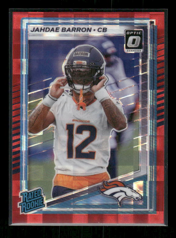 Jahdae Barron - 2025 Donruss Football - Optic Preview Red Pandora - Rated Rookie
