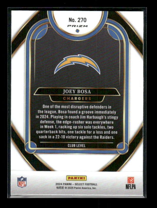 Joey Bosa - 2024 Select Football - Red / Blue Shock - Club Level