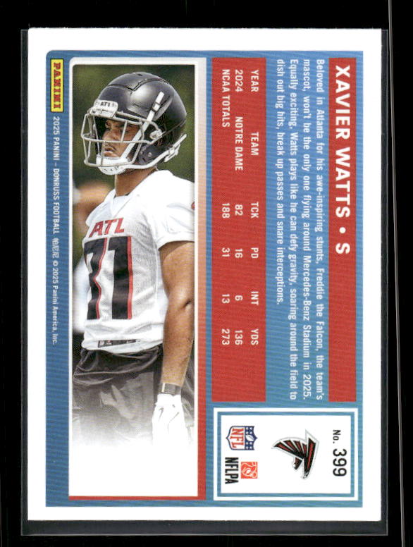 Xavier Watts - 2025 Donruss Football - Rated Rookie