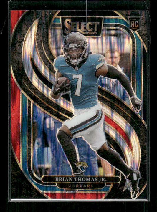 Brian Thomas Jr. - 2024 Select Football - Black & Red Shock - Premier - Rookie