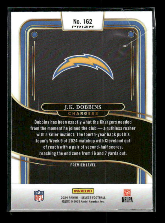 J.K. Dobbins - 2024 Select Football - Red / Blue Shock - Premier Level