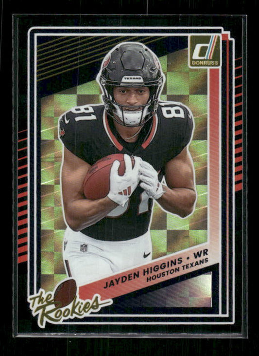 Jayden Higgins - 2025 Donruss Football - The Rookies