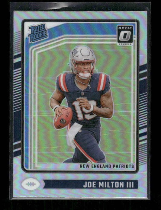 Joe Milton III - 2024 Donruss Optic - Holo - Rated Rookie