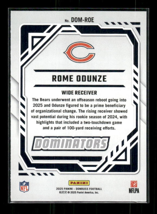Rome Odunze - 2025 Donruss Football - Dominators