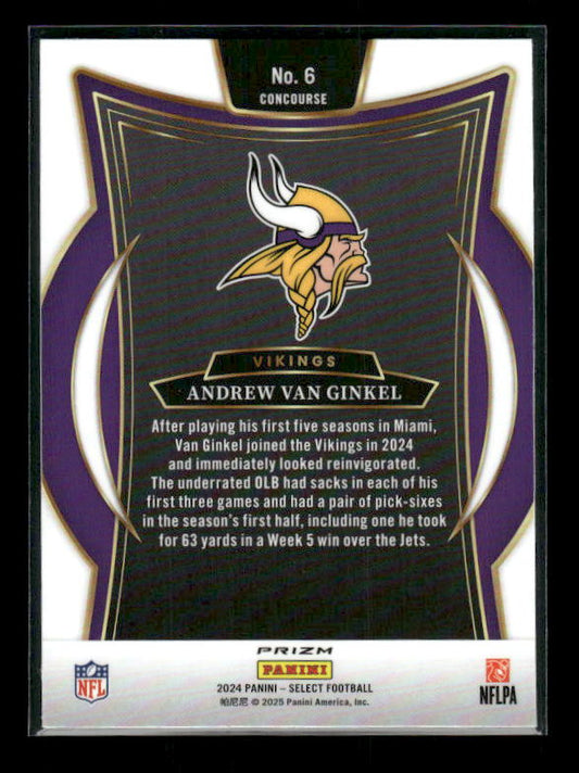 Andrew Van Ginkel - 2024 Select Football - Red / Blue Shock - Concourse