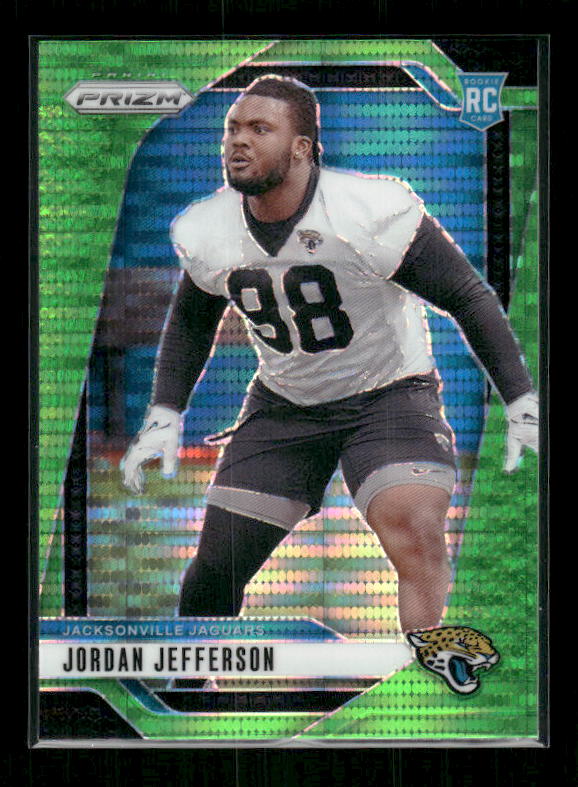Jordan Jefferson - 2024 Panini Prizm - Neon Green Pulsar - Rookie