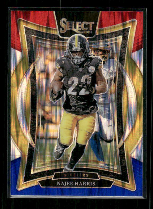 Najee Harris - 2024 Select Football - Red / Blue Shock - Concourse