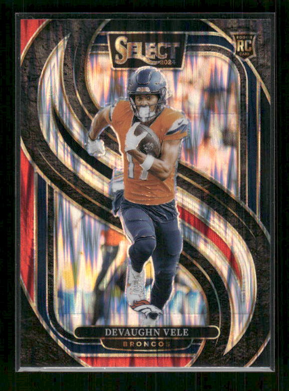 Devaughn Vele - 2024 Select Football - Premier Black & Red Shock - Rookie