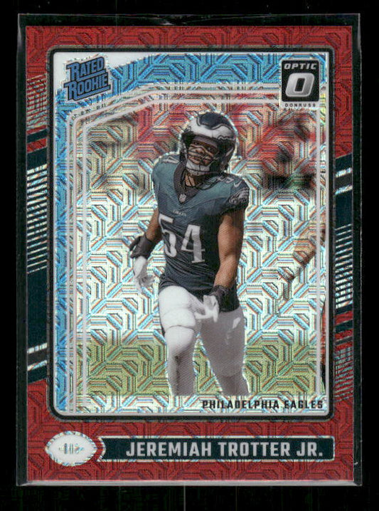 Jeremiah Trotter Jr. - 2024 Donruss Optic - Red Mojo - Rated Rookie