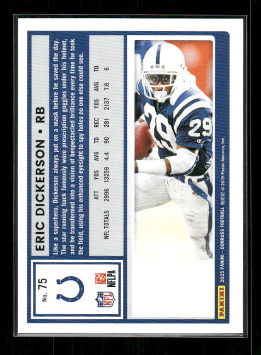 Eric Dickerson - 2025 Donruss Football - Purple Press Proof