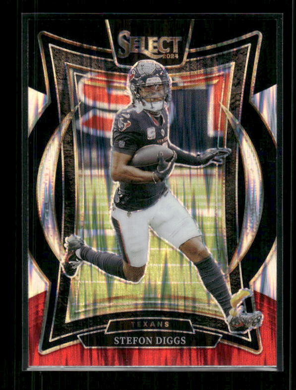 Stefon Diggs - 2024 Select Football - Red / Black Shock - Concourse