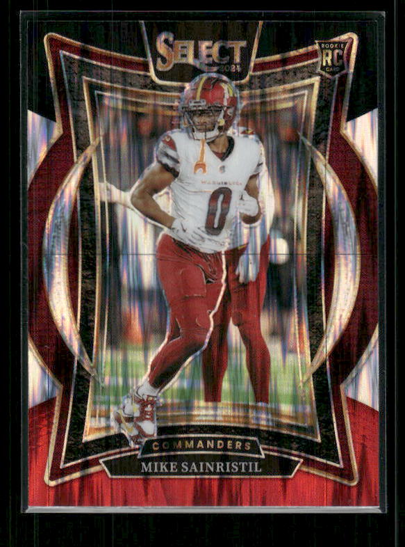 Mike Sainristil - 2024 Select Football - Red / Black Shock - Concourse - Rookie
