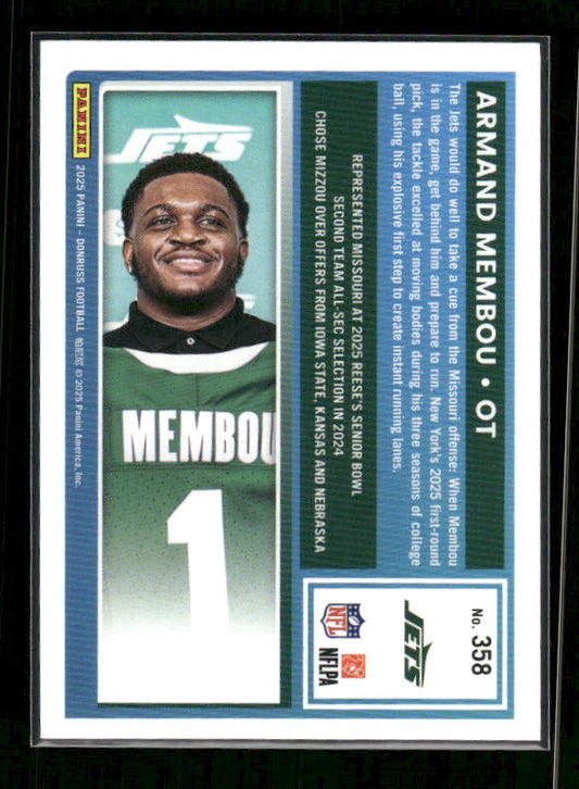 Armand Membou - 2025 Donruss Football - Purple Press Proof - Rated Rookie