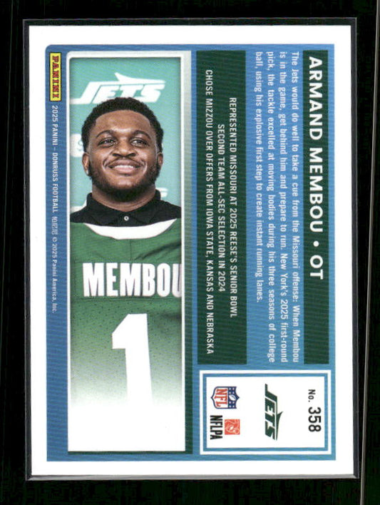 Armand Membou - 2025 Donruss Football - Purple Press Proof - Rated Rookie