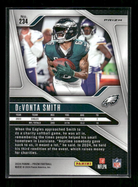 DeVonta Smith - 2024 Panini Prizm - Lazer