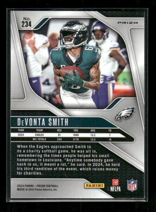 DeVonta Smith - 2024 Panini Prizm - Lazer
