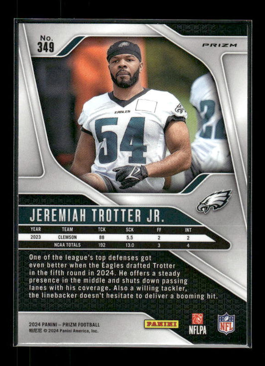 Jeremiah Trotter Jr. - 2024 Panini Prizm - Silver Prizm - Rookie