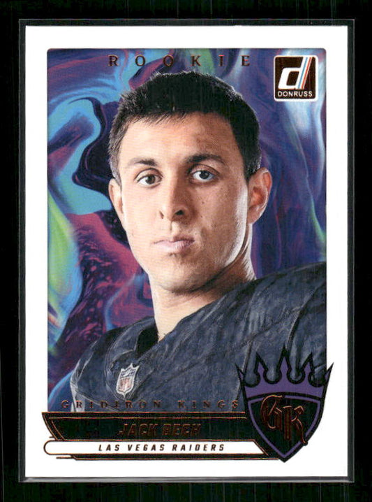 Jack Bech - 2025 Donruss Football - Gridiron Kings - Rookie