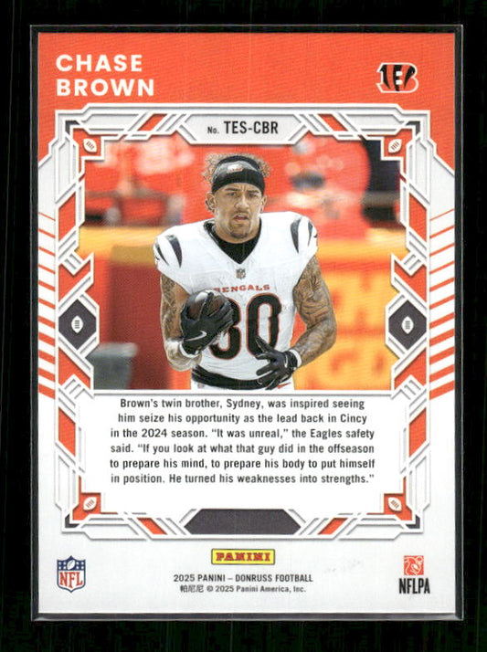 Chase Brown - 2025 Donruss Football - Elite Series