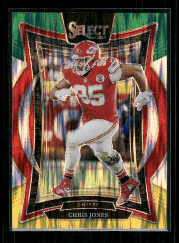 Chris Jones - 2024 Select Football - Green / Yellow Shock - Concourse