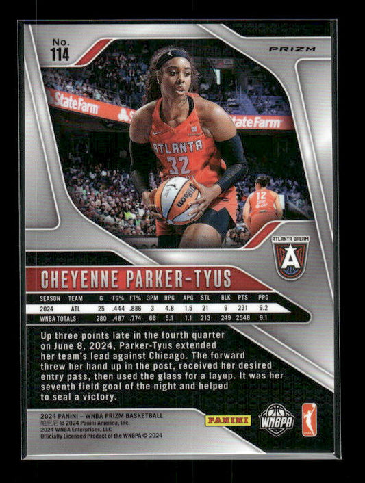 Cheyenne Parker Tyus - 2024 Panini Prizm WNBA - Ice