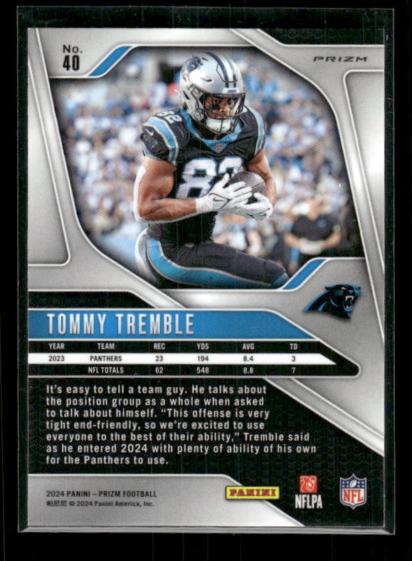 Tommy Tremble - 2024 Panini Prizm - No Huddle