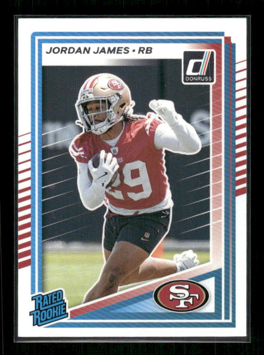Jordan James - 2025 Donruss Football - Rated Rookie