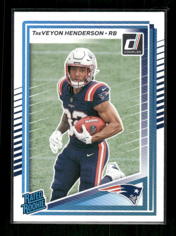 TreVeyon Henderson - 2025 Donruss Football - Rated Rookie