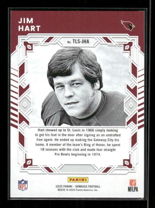 Jim Hart - 2025 Donruss Football - Legend Series