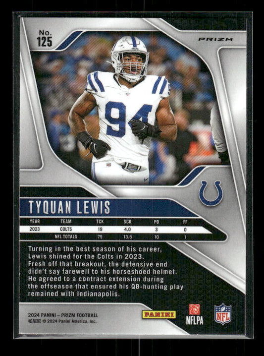 Tyquan Lewis - 2024 Panini Prizm - No Huddle