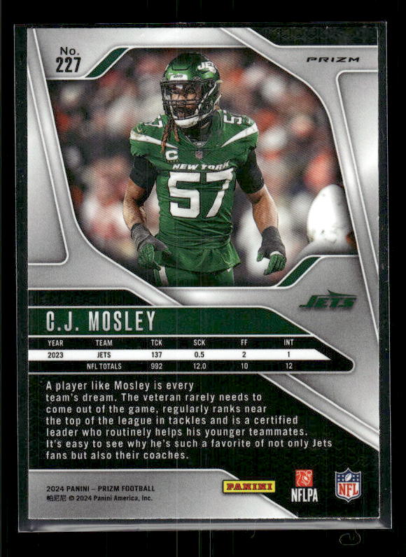 C.J. Mosley - 2024 Panini Prizm - No Huddle
