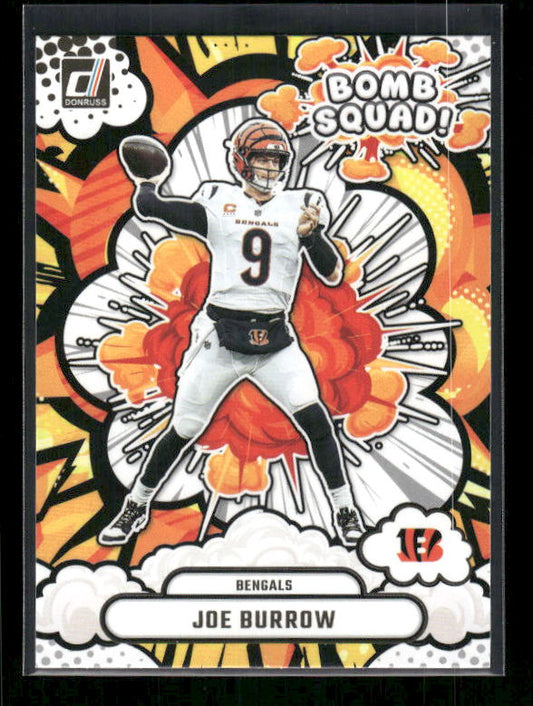 Joe Burrow - 2025 Donruss Football - Bomb Squad