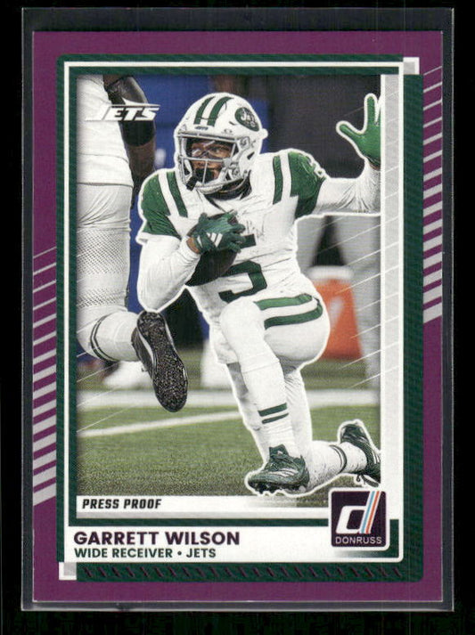Garrett Wilson - 2025 Donruss Football - Purple Press Proof