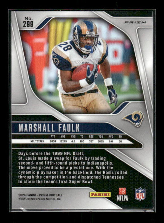 Marshall Faulk - 2024 Panini Prizm - Silver Prizm