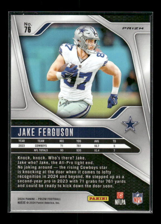 Jake Ferguson - 2024 Panini Prizm - Green Wave
